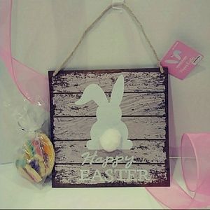 Happy Easter Bunny Wall Decor-NEW